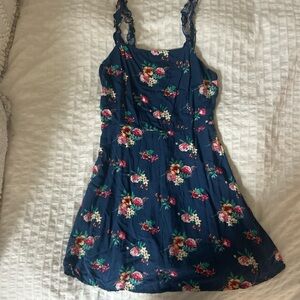 Navy Floral Summer Sundress